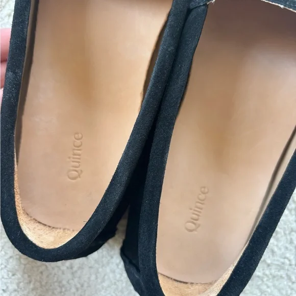NWOT Quince Black Suede driving Loafer - Picture 5 of 6